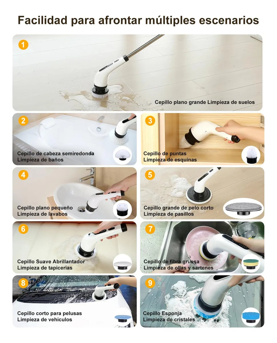 Cepillo Limpiador Inalámbrico 7 en 1