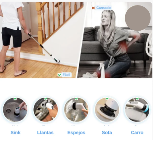 Cepillo Limpiador Inalámbrico 7 en 1